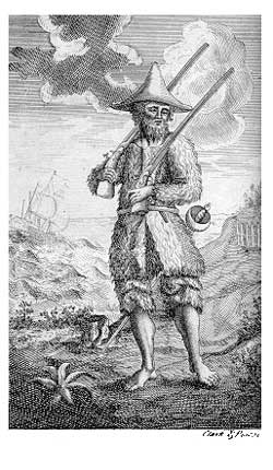 1719 Robinson Crusoe - Portrait Edition Originale de 1719